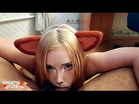 ❤️ Kitsune gbe dick ati pẹlu ni ẹnu rẹ ❤  Ibalopo ❌